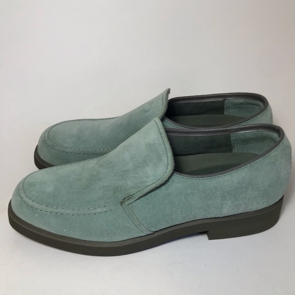 Hush Puppies Loafer in Light Blue Suede- Size 8M - Picture 7 of 9